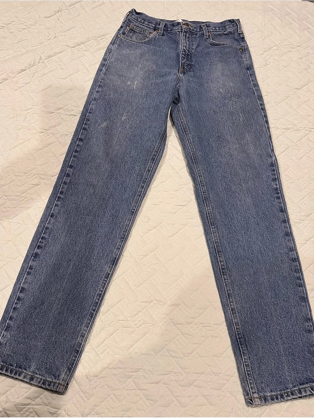 Carhartt Light Blue Relaxed Fit Denim Jeans